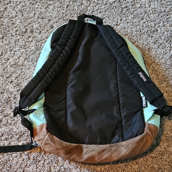 AWESOME Jansport Aqua and Brown Backpack main image 9